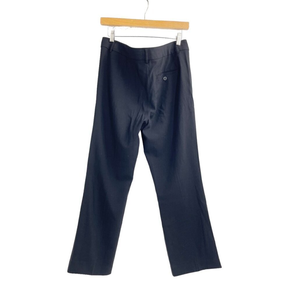 Vince Black High Rise Wool Blend Career Pants Womens Size 8 Classic Neutral - Picture 3 of 9